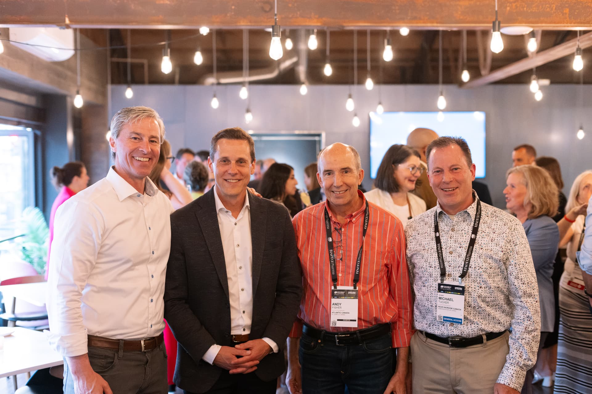 Delegates at the Atlantic Canada reception