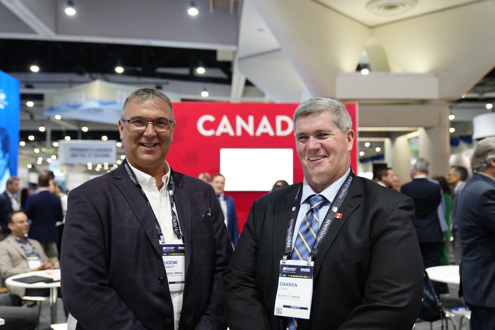Delegates at the Atlantic Canada booth